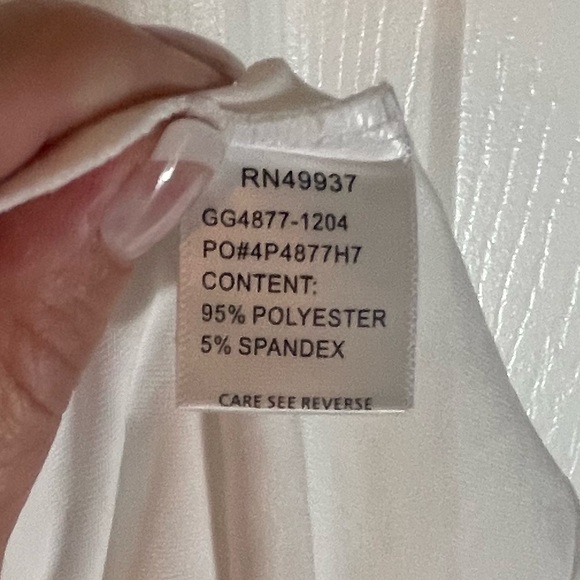 NWT: TAIL WHITE LABLE White Mini Skort Size Large UPF 50 - Picture 7 of 8